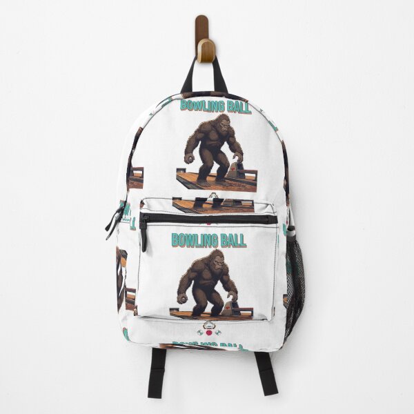 Item preview, Bigfoot Bowling Alley Funny Sasquatch Bowler Gift designed and sold by Whimsy Trail Co.