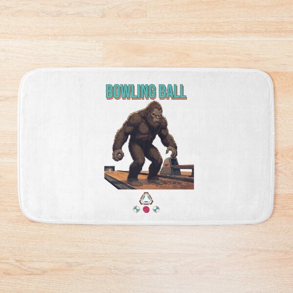 Item preview, Bigfoot Bowling Alley Funny Sasquatch Bowler Gift designed and sold by Whimsy Trail Co.