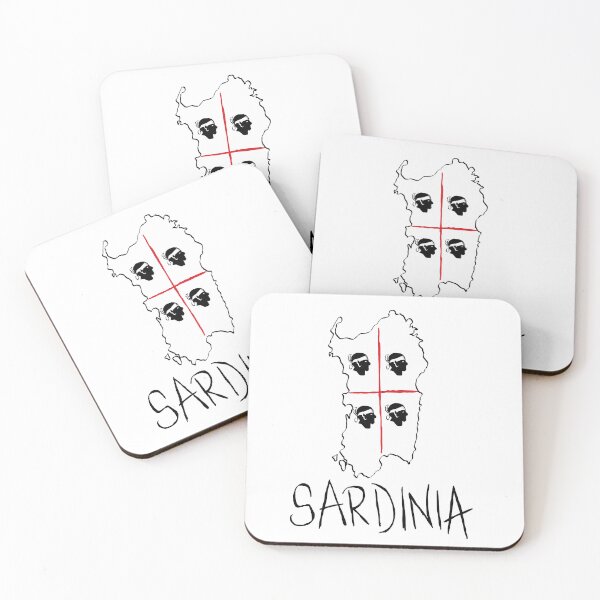 Item preview, Sardinia map designed and sold by Logan81.