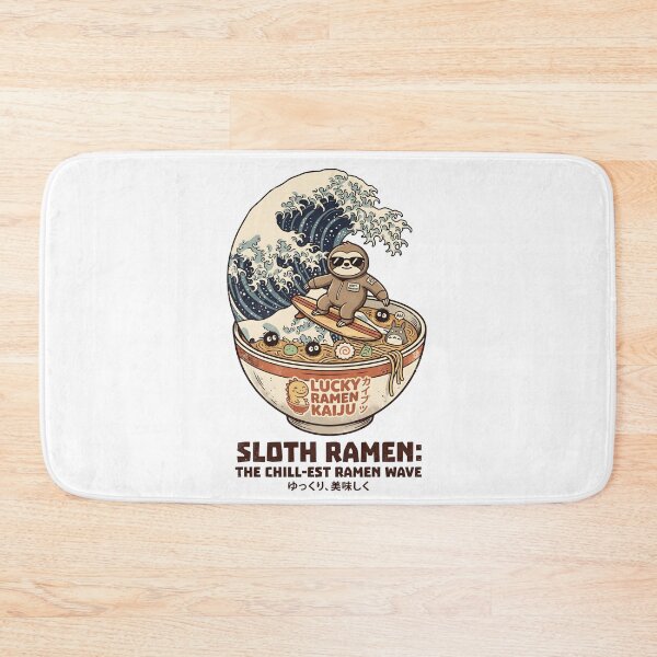 Item preview, SLOTH RAMEN SURF WAVE designed and sold by nnnememtw.