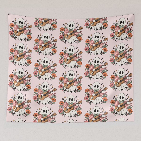Item preview, Floral Ghost Musician designed and sold by Festive Bug.