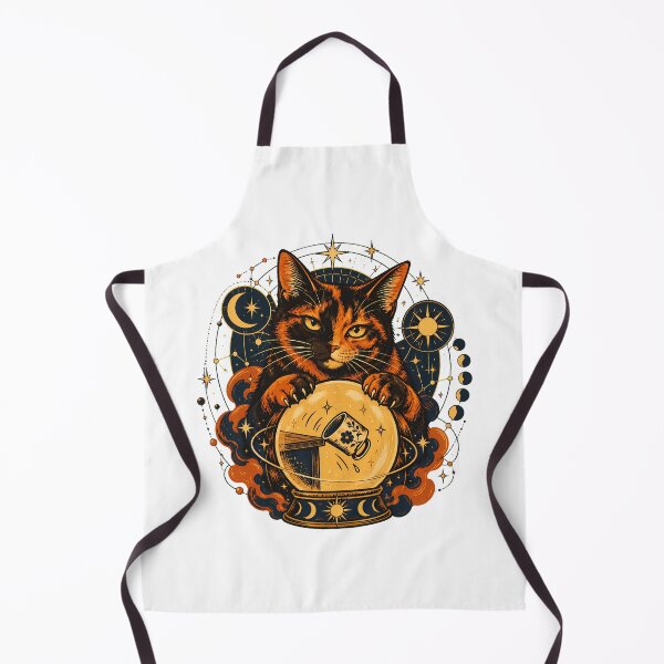 Item preview, Witchy Cat Celestial Crystal Ball Tarot Lover designed and sold by chattsuede.