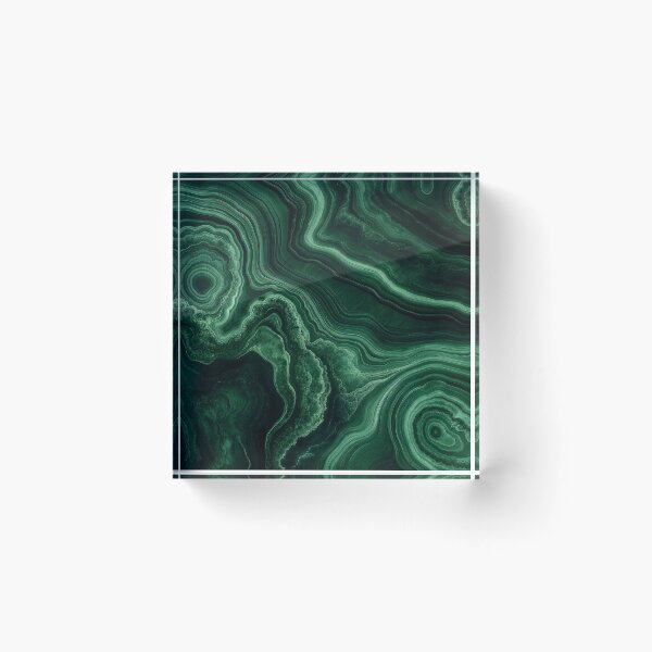Item preview, Deep Green Malachite Mineral Flow Background designed and sold by frumixart.