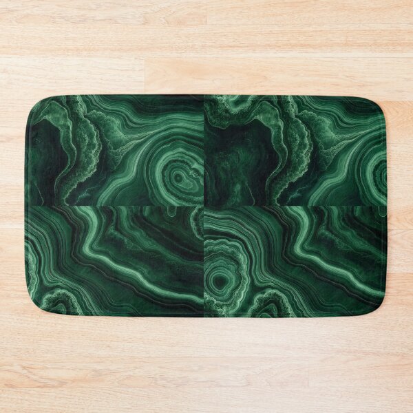 Item preview, Deep Green Malachite Mineral Flow Background designed and sold by frumixart.