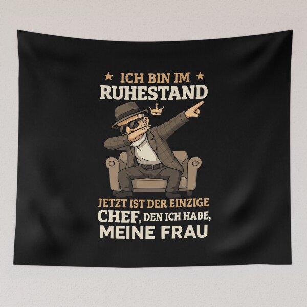 Item preview, I'm retired; my wife is the boss. designed and sold by Loona97.