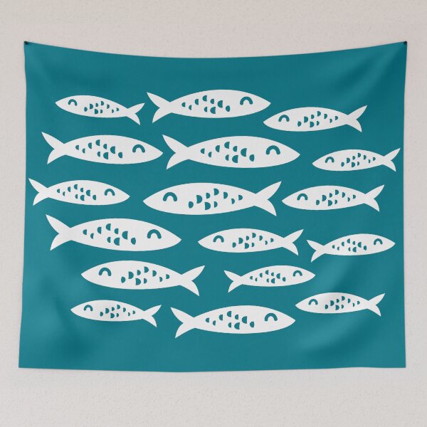 Item preview, White Sardines designed and sold by Sonia Pascual Izquierdo.