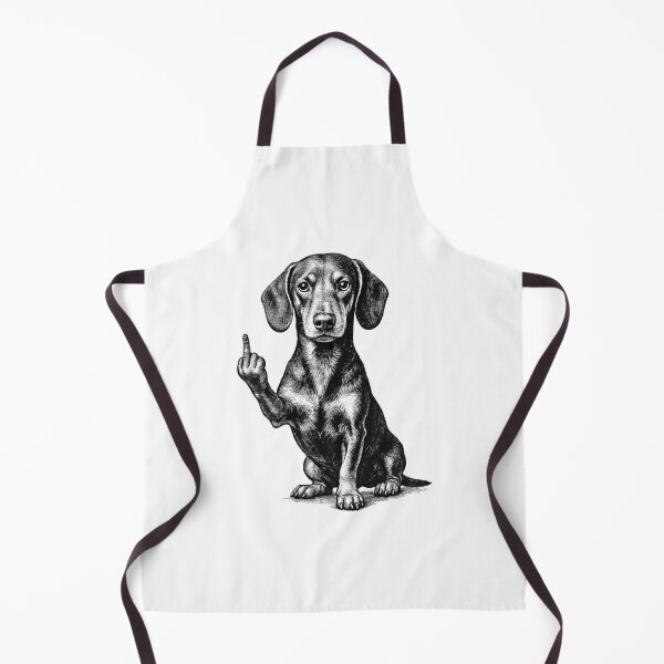 Item preview, Dachshund Flipping The Bird designed and sold by Veleriart.