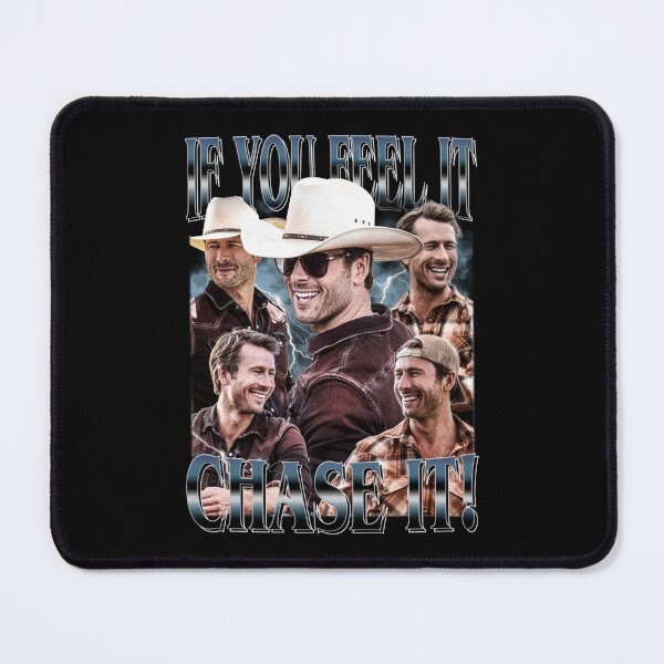 Item preview, Vintage If You Feel It Chase It Cowboy Glen Powell designed and sold by nousassurons.