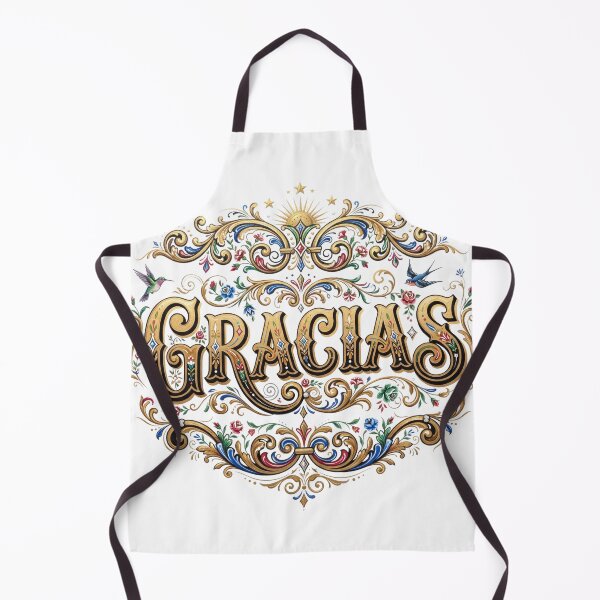 Item preview, Thank you Elegant Lettering – Classic Gold Porteño Fileteado designed and sold by Esencia Argentina.