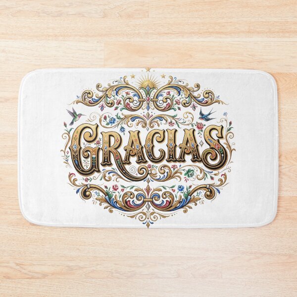 Item preview, Thank you Elegant Lettering – Classic Gold Porteño Fileteado designed and sold by Esencia Argentina.