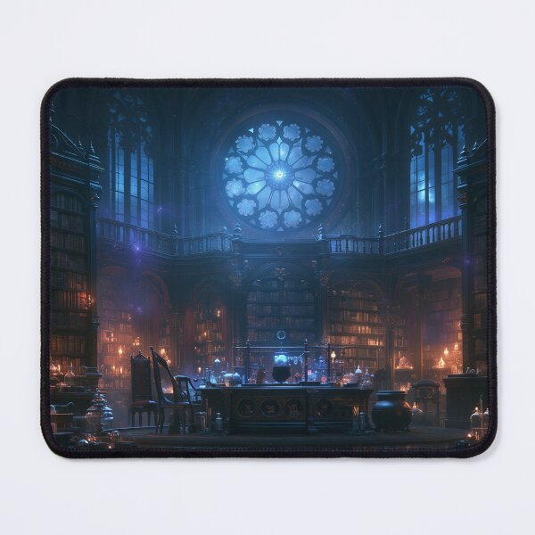 Item preview, The Library Where Moonlight Remembers designed and sold by oanaunciuleanu.
