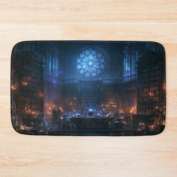 Item preview, The Library Where Moonlight Remembers designed and sold by oanaunciuleanu.