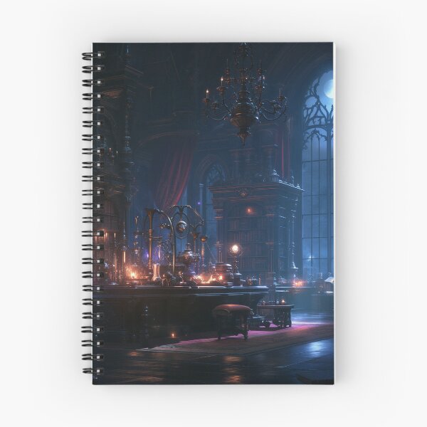Item preview, The Library Where Moonlight Remembers designed and sold by oanaunciuleanu.