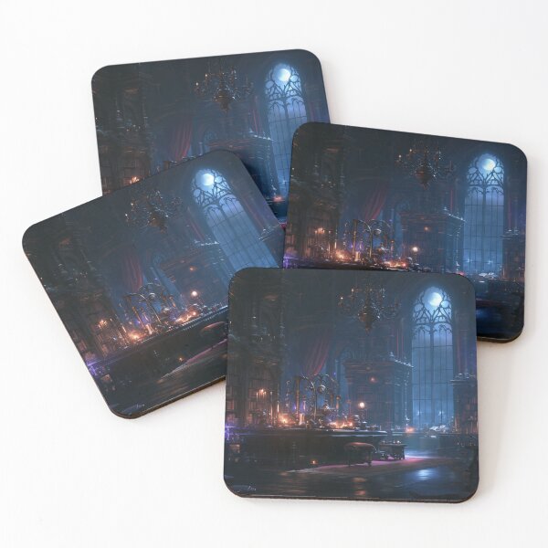Item preview, The Library Where Moonlight Remembers designed and sold by oanaunciuleanu.