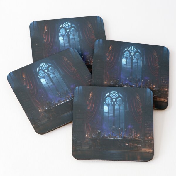 Item preview, The Library Where Moonlight Remembers designed and sold by oanaunciuleanu.