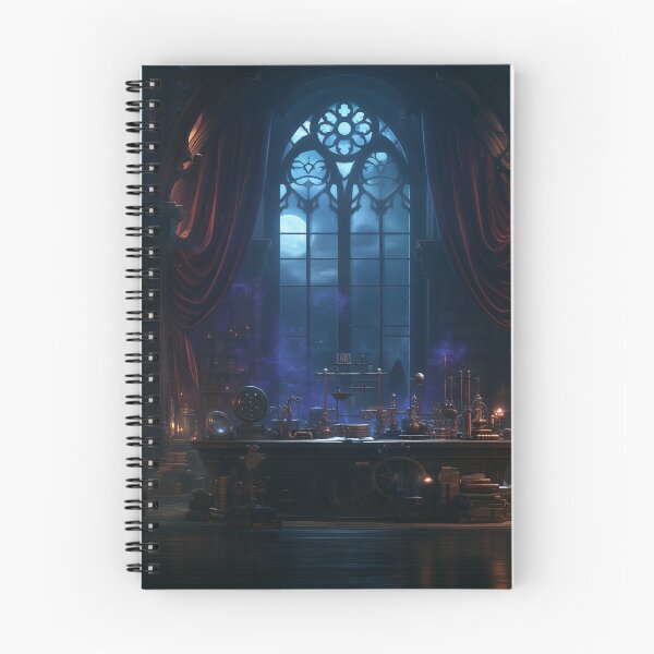 Item preview, The Library Where Moonlight Remembers designed and sold by oanaunciuleanu.