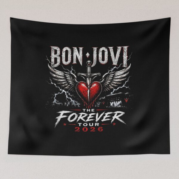 Item preview, Forever Tour 2026 Bon Jovi designed and sold by StainedMoons.