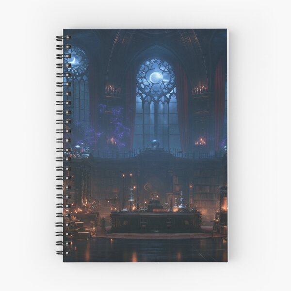 Item preview, The Library Where Moonlight Remembers designed and sold by oanaunciuleanu.