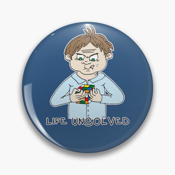 Item preview, Life Unsolved Sticker | Existential Dread & Adulting Meme designed and sold by MyxaART.