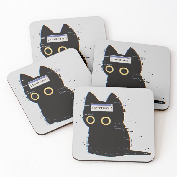 Item preview, Glitch Cat System Error  designed and sold by Gkinoki.