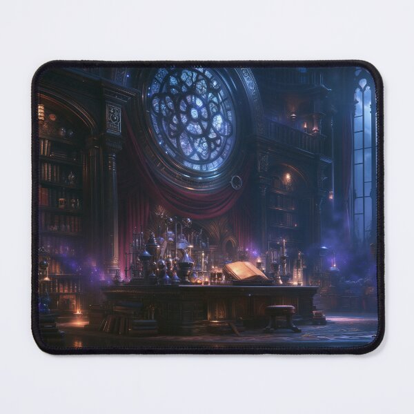 Item preview, The Library Where Moonlight Remembers designed and sold by oanaunciuleanu.
