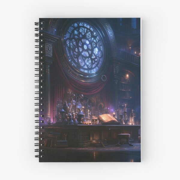 Item preview, The Library Where Moonlight Remembers designed and sold by oanaunciuleanu.