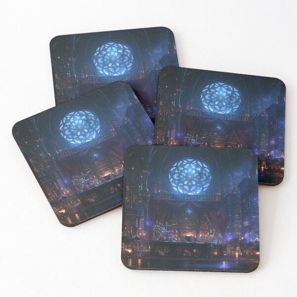 Item preview, The Library Where Moonlight Remembers designed and sold by oanaunciuleanu.