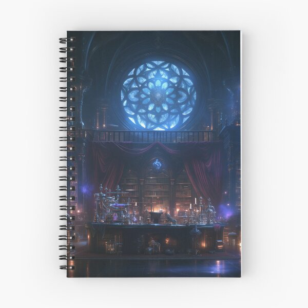 Item preview, The Library Where Moonlight Remembers designed and sold by oanaunciuleanu.