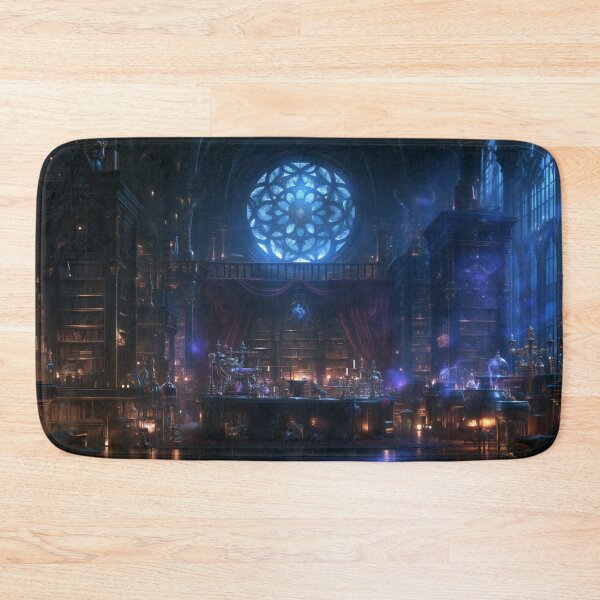 Item preview, The Library Where Moonlight Remembers designed and sold by oanaunciuleanu.