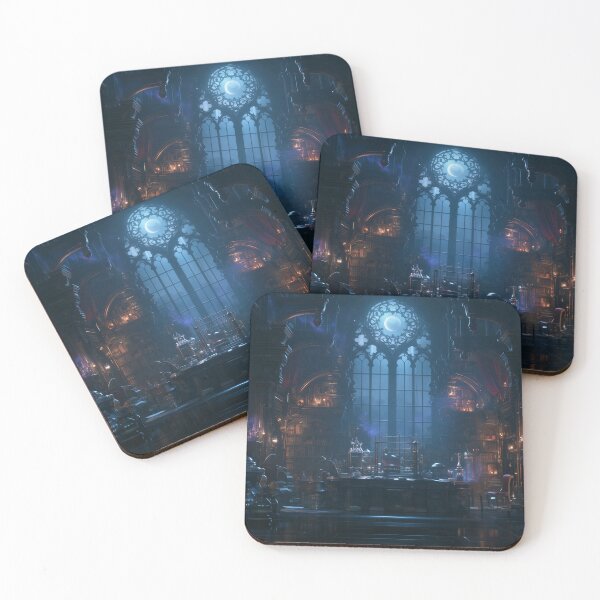 Item preview, The Library Where Moonlight Remembers designed and sold by oanaunciuleanu.