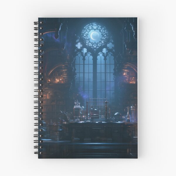 Item preview, The Library Where Moonlight Remembers designed and sold by oanaunciuleanu.