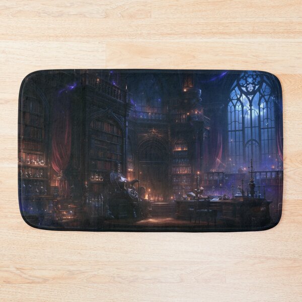 Item preview, The Library Where Moonlight Remembers designed and sold by oanaunciuleanu.