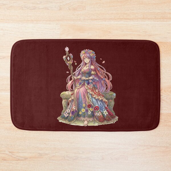 Item preview, Floral Fantasy Goddess Gown with Crystal Staff designed and sold by Rehnair.