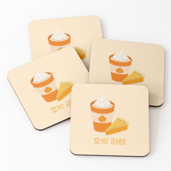 Item preview, Pumpkin Spice Latte and Pumpkin Pie Korean designed and sold by DJCartoonDesigns.