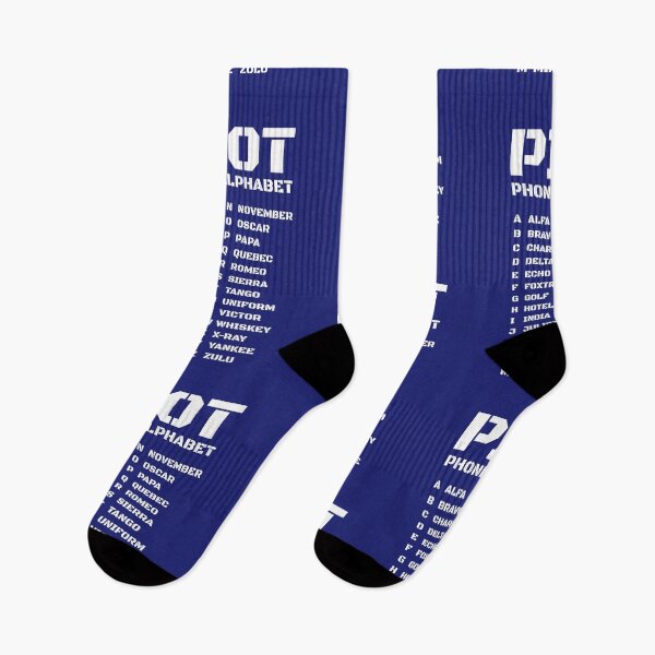 Item preview, Pilot Phonetic Alphabet for Flight Fans - Navy Blue designed and sold by AnnSign.
