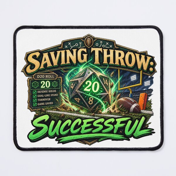 Item preview, Saving Throw: Successful designed and sold by Fantasy Football Company.