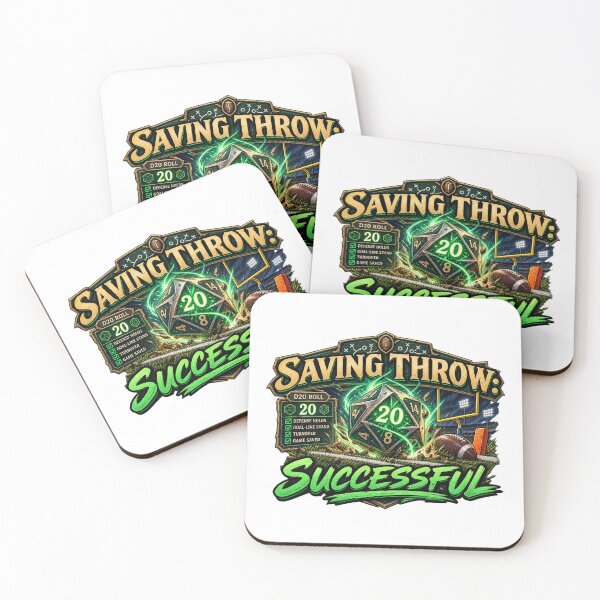 Item preview, Saving Throw: Successful designed and sold by Fantasy Football Company.