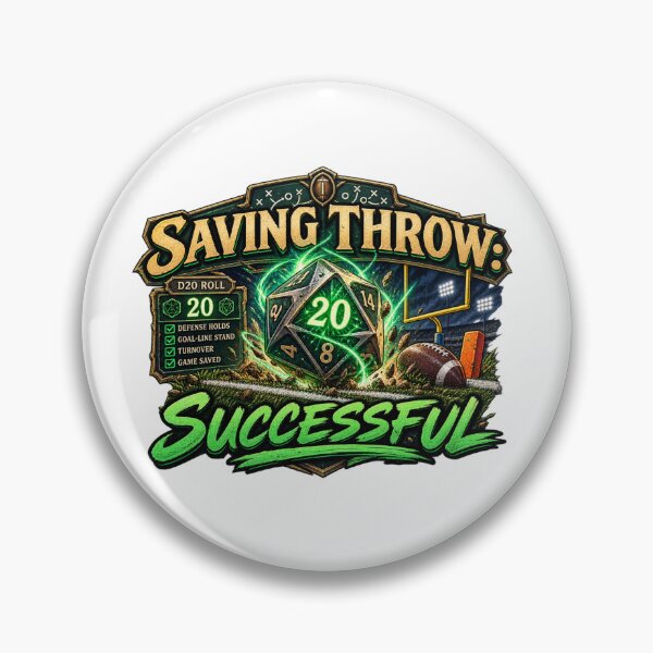 Item preview, Saving Throw: Successful designed and sold by Fantasy Football Company.