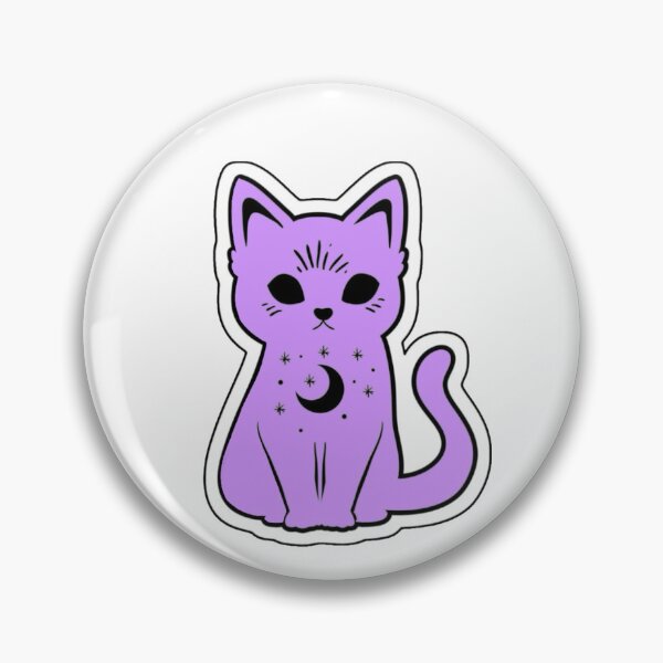 Item preview, Celestial Goth Cat designed and sold by KayCozyStickers.