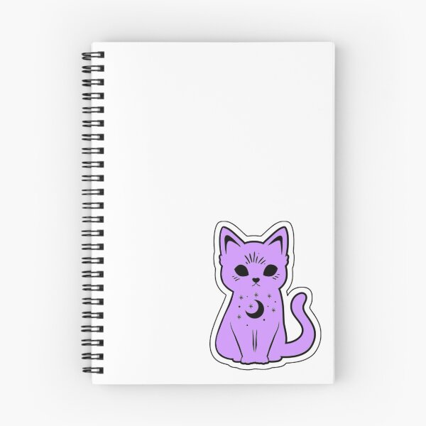 Item preview, Celestial Goth Cat designed and sold by KayCozyStickers.
