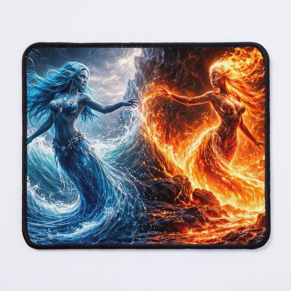 Item preview, Elemental Nymphs: Flame and Tide designed and sold by Visual Resolutions.
