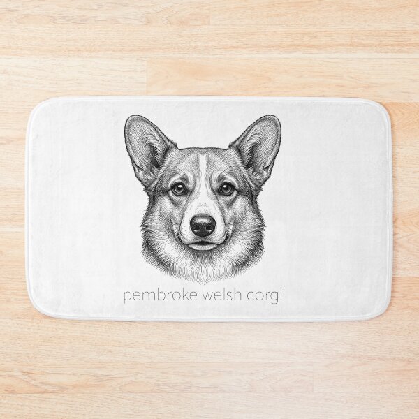 Item preview, Pembroke Welsh Corgi Portrait Illustration designed and sold by SUP-R-Ts.