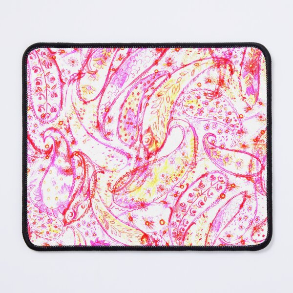 Item preview, Paisley ornament in red designed and sold by bokasin.