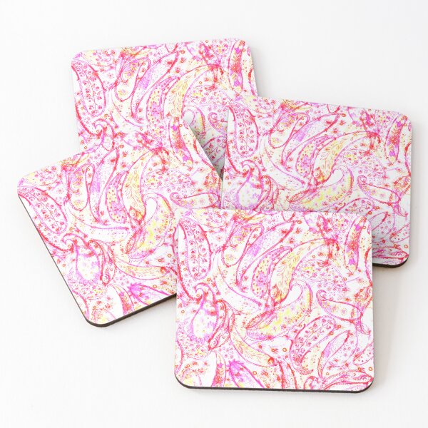 Item preview, Paisley ornament in red designed and sold by bokasin.
