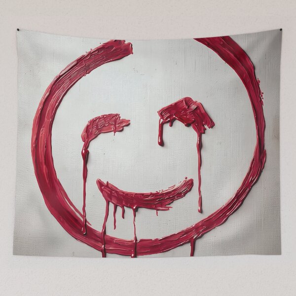 Artikelvorschau, Das rote Smiley-Gesicht von The Mentalist entworfen und verkauft von douglasclabe.