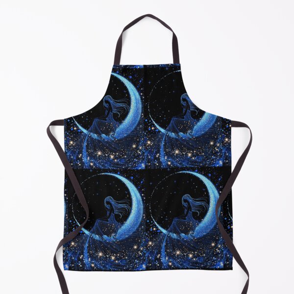 Item preview, Celestial Moon Woman Starry Night Dream designed and sold by EchoWave11.