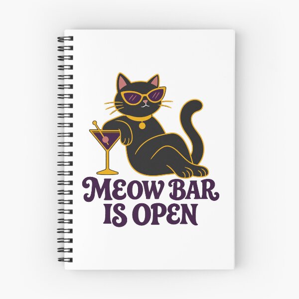 Item preview, Black Cat Martini Meow Bar Halloween designed and sold by Uglyandcute.