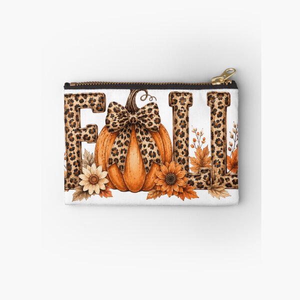 Item preview, Fall Leopard Pumpkin Bow | Cute Autumn Floral Fall Design designed and sold by Uniquememorable.
