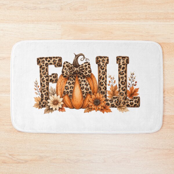 Item preview, Fall Leopard Pumpkin Bow | Cute Autumn Floral Fall Design designed and sold by Uniquememorable.