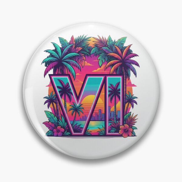 Item preview, Retro Synthwave Tropical VI Sunset Design designed and sold by LOVADII.